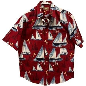 NATURAL ISSUE MENS SAILING SHIRT SZ S NWOT